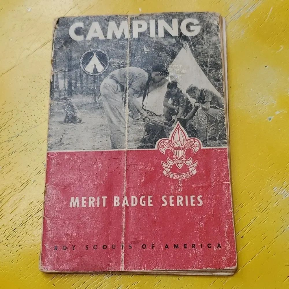 BSA Boy Scouts of America Camping Merit Badge Book 1963